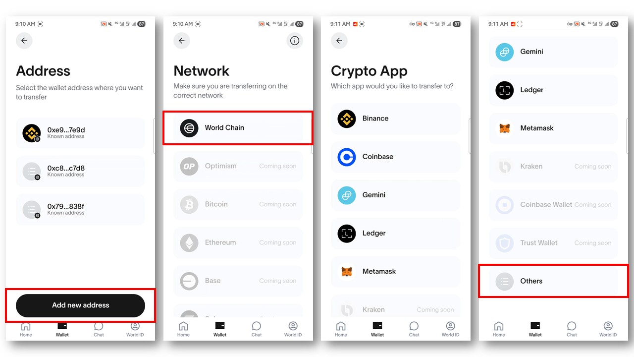 取得 Bitget 充值地址